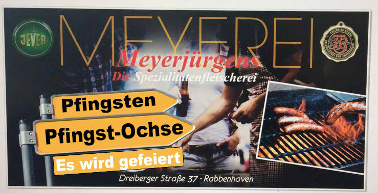 Plakat MeyerjÃ¼rgens Meyerei in Meyerhausen